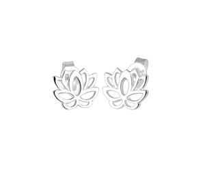 Elli Lotusblume Blume Blüte Lotus Talisman Silber silberfarben Damen