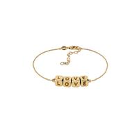 Elli Love Lettering 925 Sterling Silber goldfarben Damen