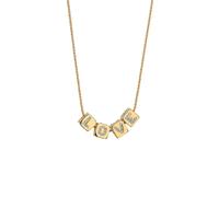 Elli Love Liebe mit Kristallen von Swarovski® 925 Sterling Silber goldfarben Damen