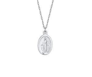 Elli Marienbild Oval 925 Sterling Silber silberfarben Damen