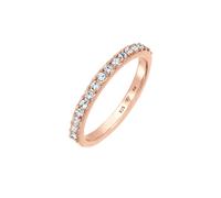 Elli Ring Memoire Bandring Kristalle 925 Silber, roségold Rosegold