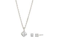 Elli mit Kristallen von Swarovski® Weiß 925 Sterling Silber silberfarben Damen