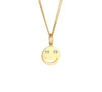 Elli mit Smiling Face Happy 925 Silber, Kristallen von Swarovski® 55 Damen