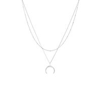 Elli Mond Sichel Layer Kugelkette 925 Silber silberfarben Damen