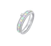 Elli Multi-Color Emaille 3er Set 925 Silber, mit Kristallen von Swarovski® 52 Damen