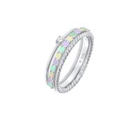 Elli Multi-Color Emaille 3er Set 925 Silber, mit Kristallen von Swarovski® 54 Damen