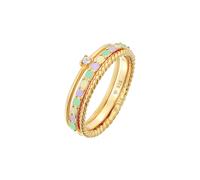 Elli Multi-Color Emaille 3er Set 925 Silber, mit Kristallen von Swarovski® 62 Damen