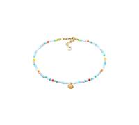 Elli Muschel Glas Kugeln Bunt Sommer Beach 925 Silber goldfarben Damen