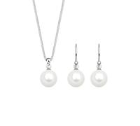 Elli Muschelkernperle 925 Sterling Silber Geschenkidee silberfarben Damen