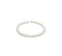 Elli Muschelkernperlen T-Bone 925 Silber vergoldet 40 Damen