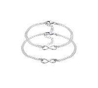 Elli Mutter Kind Set Infinity Endlos Symbol 925 Silber 16 Damen