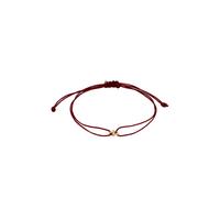 Elli Nylon Herz 925 Sterling Silber goldfarben Damen