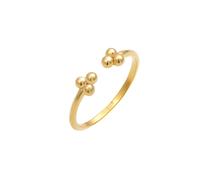 Elli Offen Basic Kugel Geo Trend 925 Sterling Silber goldfarben Damen