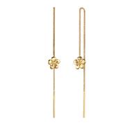 Elli Ohrhänger Ear Chain Frangipani 925 Sterling Silber goldfarben Damen