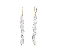 Elli Ohrhänger Rock Crystal Transparent 925 Sterling Silber goldfarben Damen