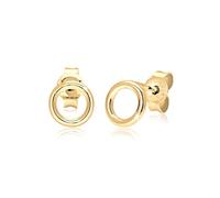 ELLI Damen Ohrringe 'Kreis' gold, Größe One Size, 4026163 Gold One Size