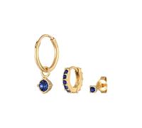 Elli Ohrringe Damen blau, 20