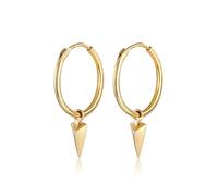 Elli Ohrringe Damen Creole Dreieck Anhänger Trend in 925 Sterling Silber