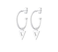 Elli Ohrringe Damen Creole Dreieck Geo Trend in 925 Sterling Silber