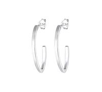 Elli Ohrringe Damen Creole Oval Trend 925 Sterling Silber