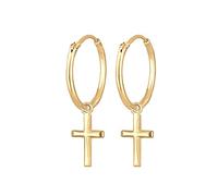 ELLI Damen Ohrringe 'Kreuz' gold, Größe One Size, 4296453 Gold One Size