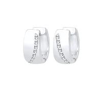 Elli Ohrringe Damen Creolen mit Kristallen 925 Sterling Silber