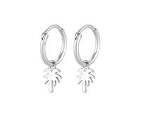Elli Ohrringe Damen Creolen Palme Anhänger Trend Filigran 925 Silber