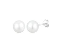 Elli Ohrringe Damen Elegant mit Muschelkernperlen 925 Sterling Silber