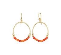 Elli Ohrringe Ohrhänger Edelstein Achat Perlen Boho 925 Silber