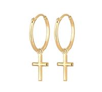 ELLI Damen Ohrringe 'Kreuz' gold, Größe One Size, 4296453 Gold One Size