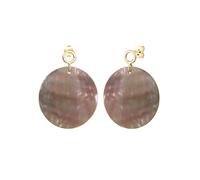 ELLI Damen Ohrringe 'Perlmuttscheibe' mehrfarbig, Größe One Size, 4269741 Gold / Mischfarben One Size