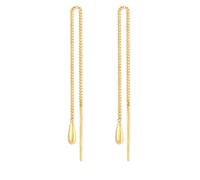 Elli Ohrringe Damen Ohrhänger Tropfen Anhänger Durchziehen Basic in 925 Sterling Silber