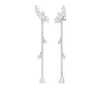 Elli Ohrringe Damen Hänger Tropfen Marquise mit Zirkonia Kristalle | 925 Sterling Silber