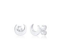 Elli Ohrringe Damen Halbmond Luna Basic Stecker matt 925 Sterling Silber