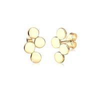 Elli Kreis Geo Minimal Trend 925 Sterling Silber goldfarben Damen