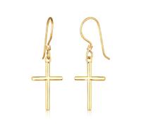 ELLI Damen Ohrringe 'Kreuz' gold, Größe One Size, 4024975 Gold One Size