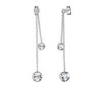 Elli Ohrringe Damen Ohrhänger filigran elegant mit Kristallen 925 Silber