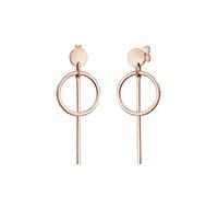 Elli Ohrringe Damen Ohrhänger Geo Kreis Basic Minimal Cool in 925 Sterling Silber