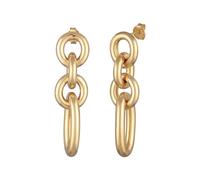 Elli Ohrstecker Hänger Damen Runde Glieder Frabe Gold OneSize