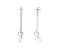 Elli Ohrringe Damen Ohrhänger Kette Kreis Stab Geo Basic in 925 Sterling Silber