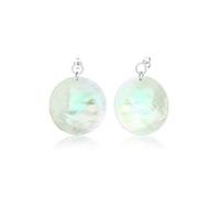 Elli Paar Ohrhänger »Hänger Perlmutt-Plättchen Schimmernd 925 Silber«