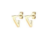 Ohrringe Basic Geo Creole Dreieck 925 Sterling Silber Elli Gold 001 (Artikelnummer: 4O529/10X001)