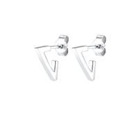 Ohrringe Basic Geo Creole Dreieck 925 Sterling Silber Elli Silber 001 (Artikelnummer: 4O098/70X001)
