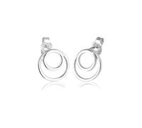 Elli Ohrringe Damen Ohrstecker Double Kreis Basic 925 Sterling Silber