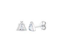 Elli Ohrringe Damen Ohrstecker Dreieck Motiv Schlicht Zirkonia Kristallen