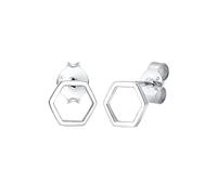 Elli Ohrringe Damen Ohrstecker Hexagon Geo Trend Minimal Filigran
