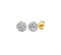 Elli Ohrringe Damen Ohrstecker Kugel Elegant mit Kristallen 925 Silber