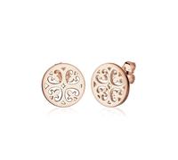 Elli Ohrringe Damen Ornament Orientalisch in 925 sterling Silber Rosé vergoldet