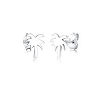 Elli Damen-Ohrstecker Palme Trend Strand Urlaub Meer Palmen Fernweh Reisen Filigran silber 925 0304510416