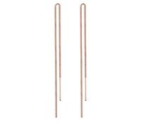 ELLI Damen Ohrhänger 'Kette' rosegold, Größe One Size, 4025378 Rosegold One Size